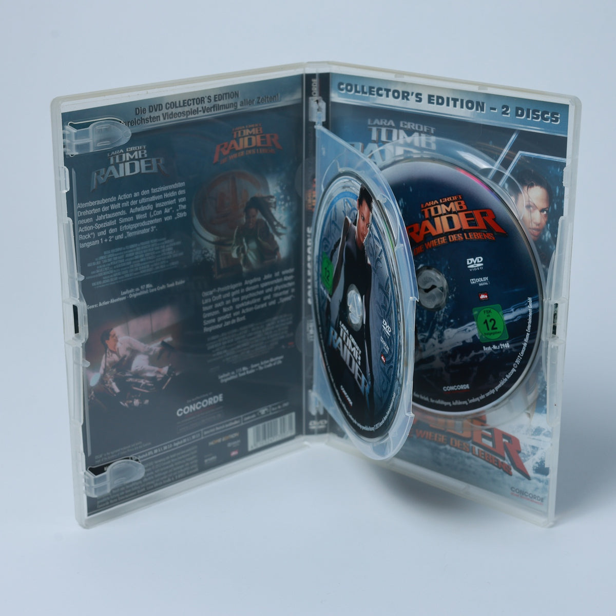 Lara Croft Tomb Raider - Collector's Edition - 2 Discs - DVD - Zustand Sehr Gut