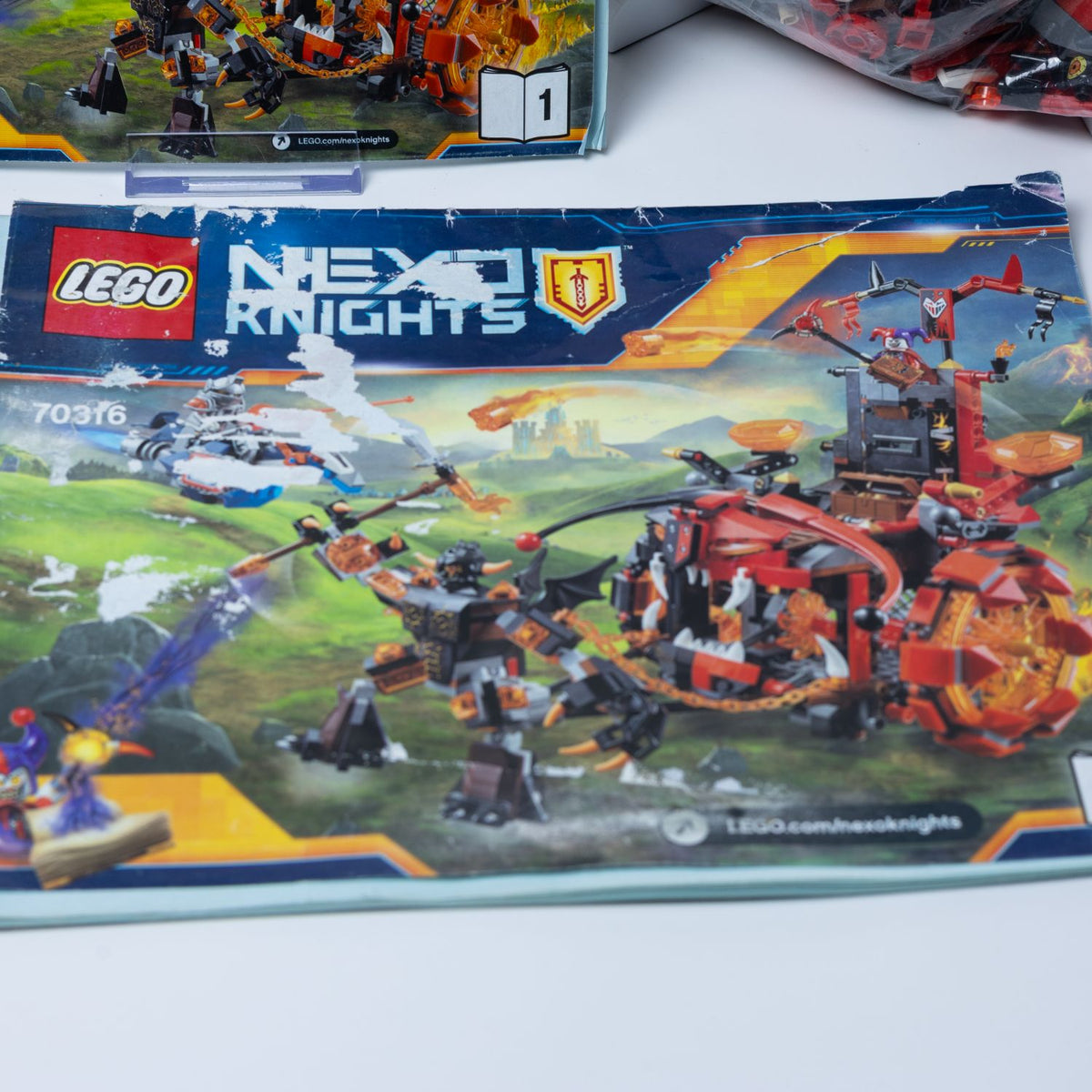 LEGO Nexo Knights - Jestros Gefährt der Finsternis 70316 - Vollständig + Anleit.