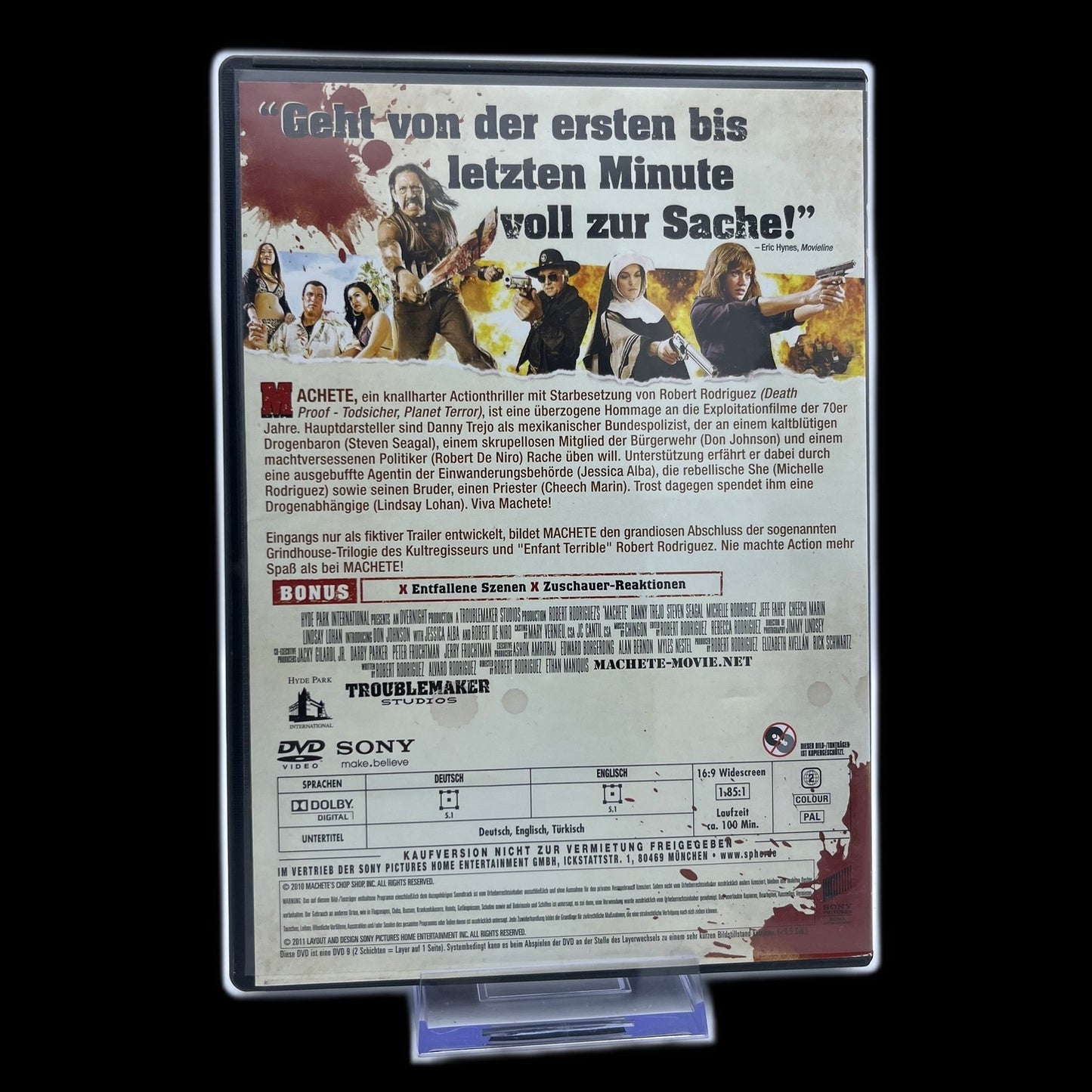Machete - 4 Entfallene Szenen + Zuschauer-Reaktionen - Action - DVD - Gebraucht