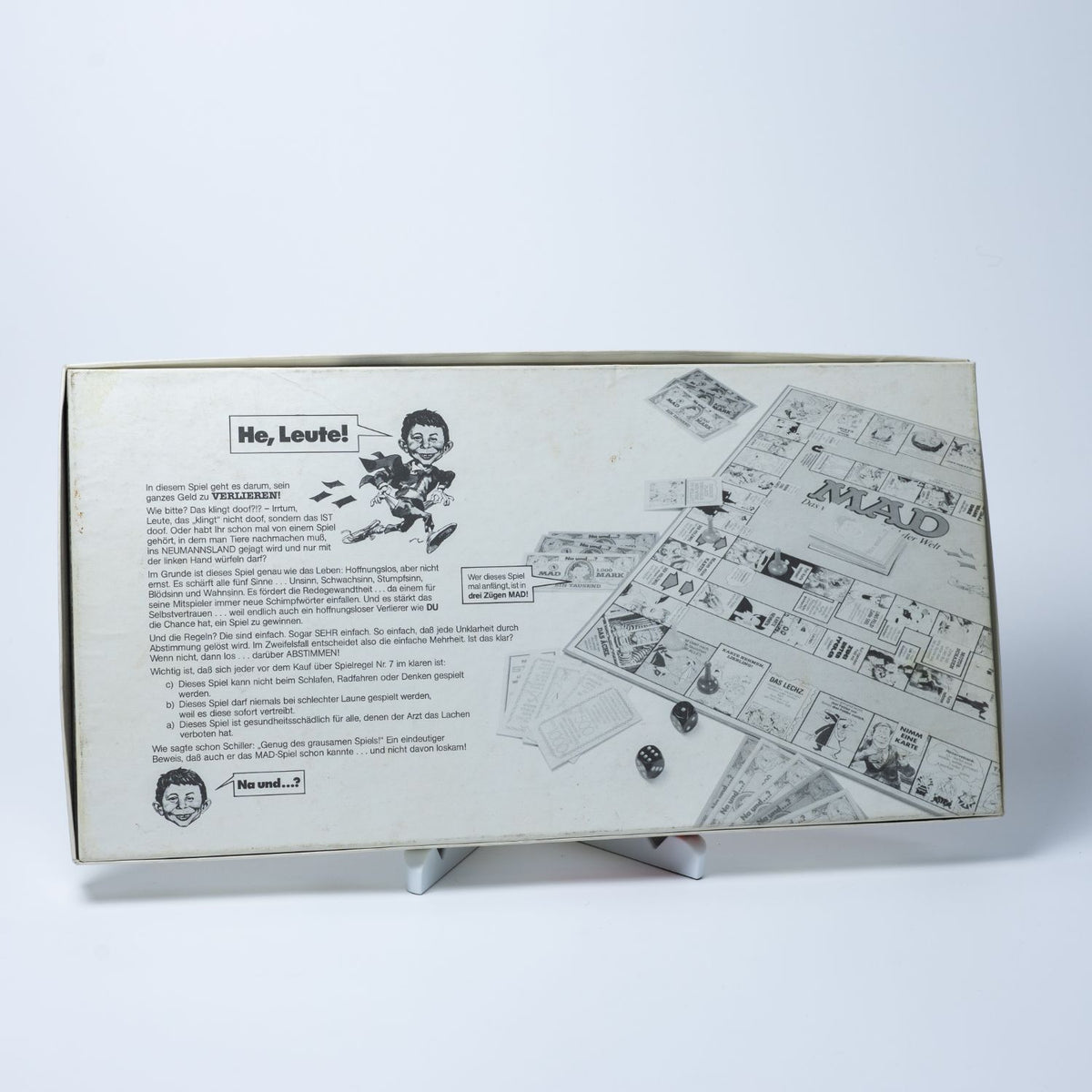 MAD - Das vernünftigste Spiel der Welt - Parker Erstauflage 1982 - Zustand Okay