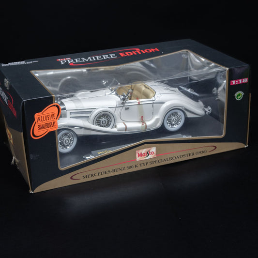 Maisto Premier Edition - 1/18 Modell - Mercedes-Benz 500 K Specialroadster - OVP