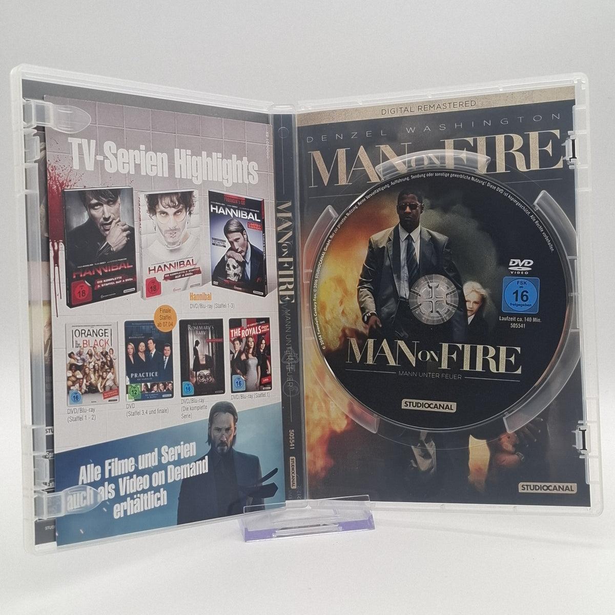 Man on Fire - Denzel Washington - Tony Scott - 2004 - DVD - Zustand Sehr Gut