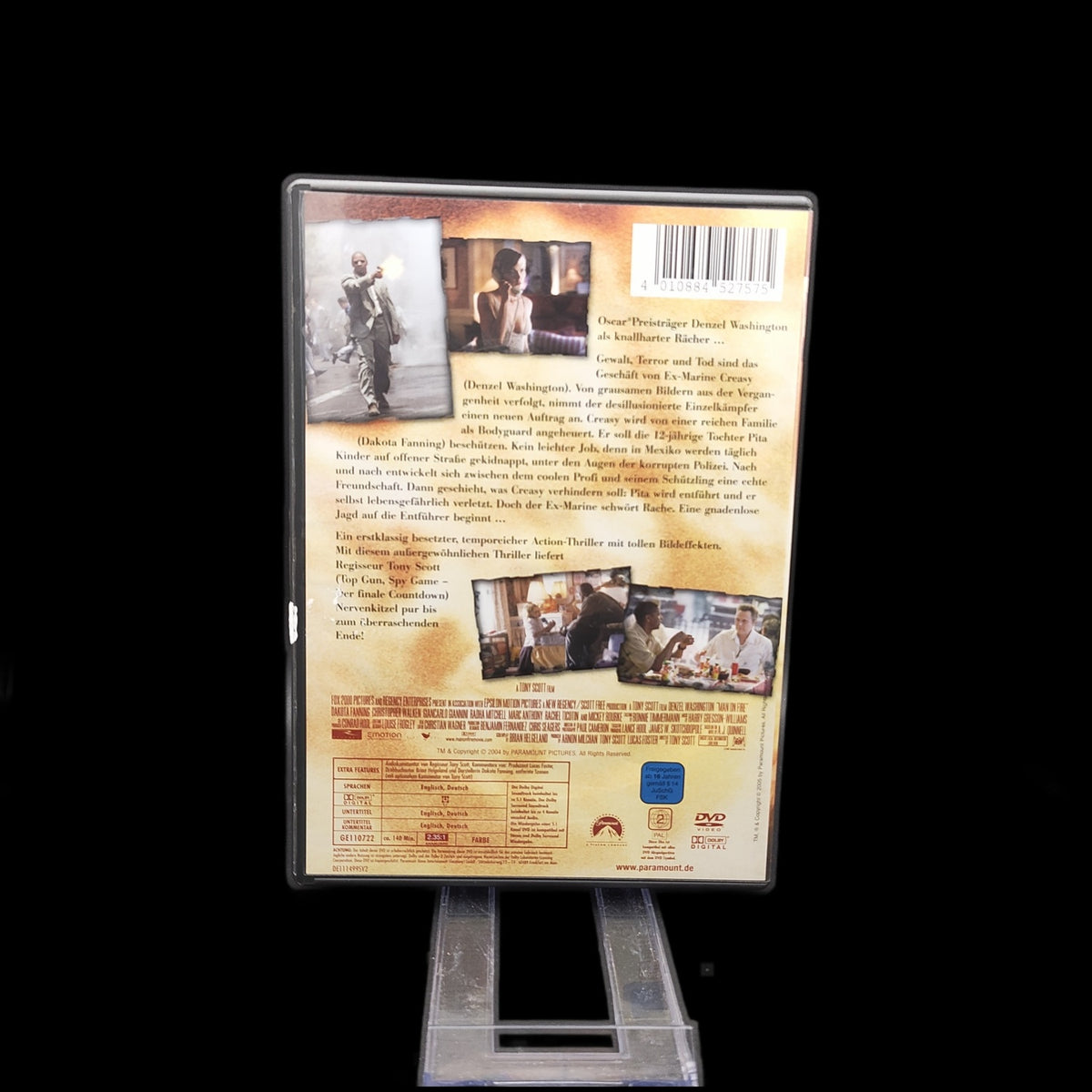 Man on Fire - Standard Amaray Case - Action - DVD - Ermittlung - Gebraucht