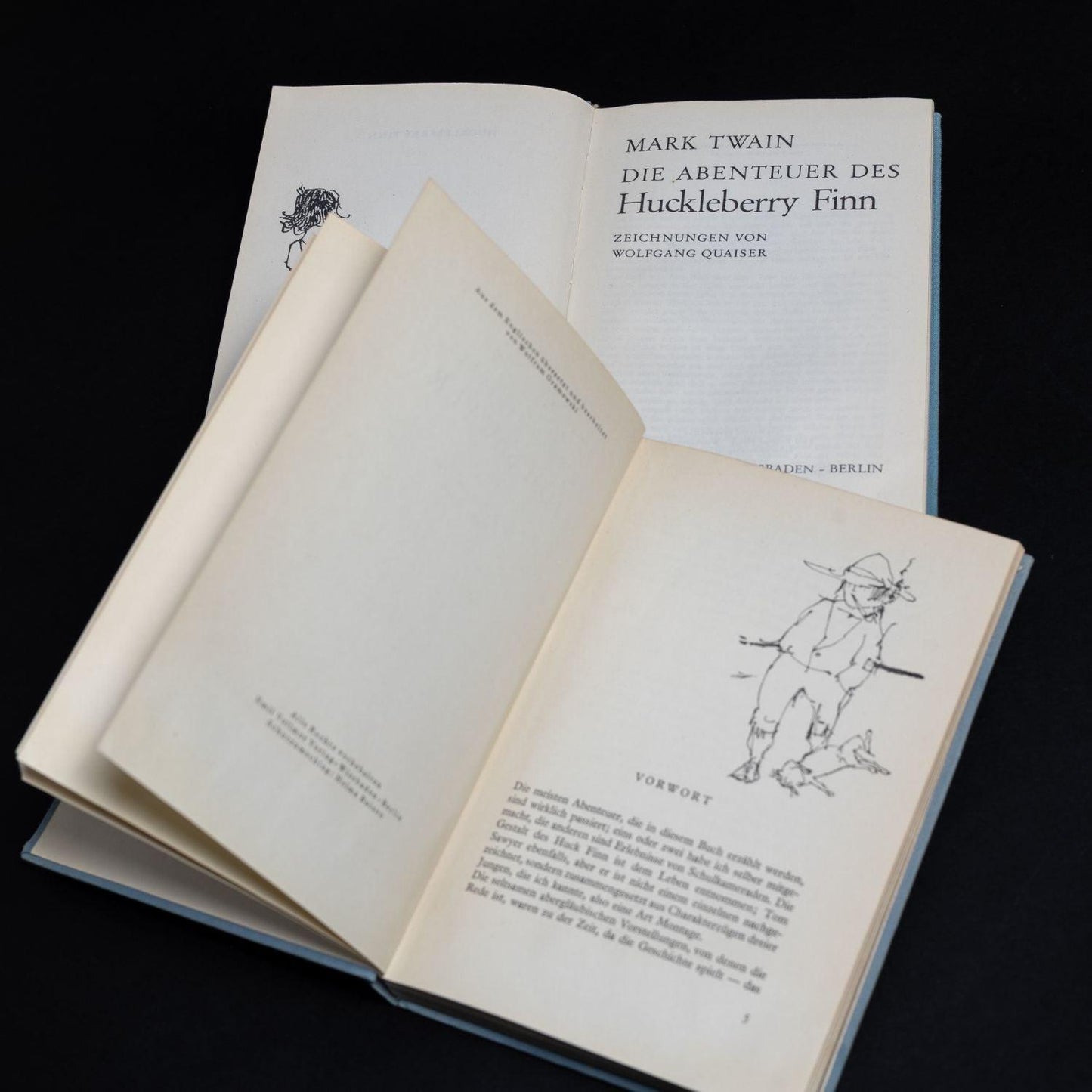 mark-twain-tom-awyer-huckleberry-finn-2-vintage-romane-vollmer-verlag-4 - Utopia Collectibles
