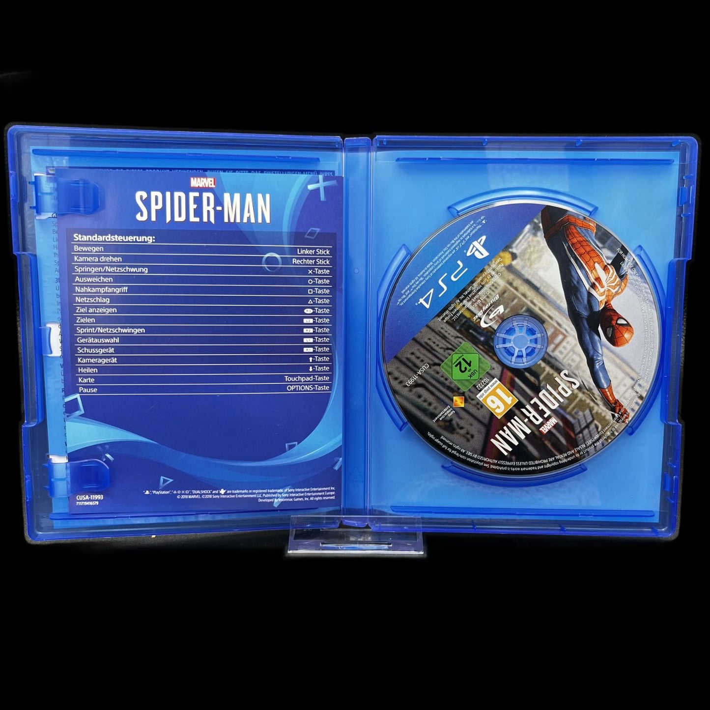 Playstation 4 PS4 - Marvel - Spider-Man - Peter Parker - Comic - Top Zustand