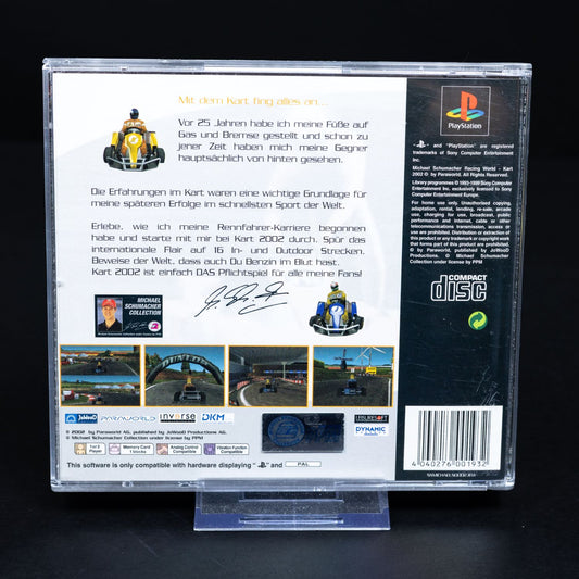 Michael Schuhmacher Kart 2002 - PS1 Spiel - CiB - PAL - Zustand Gut