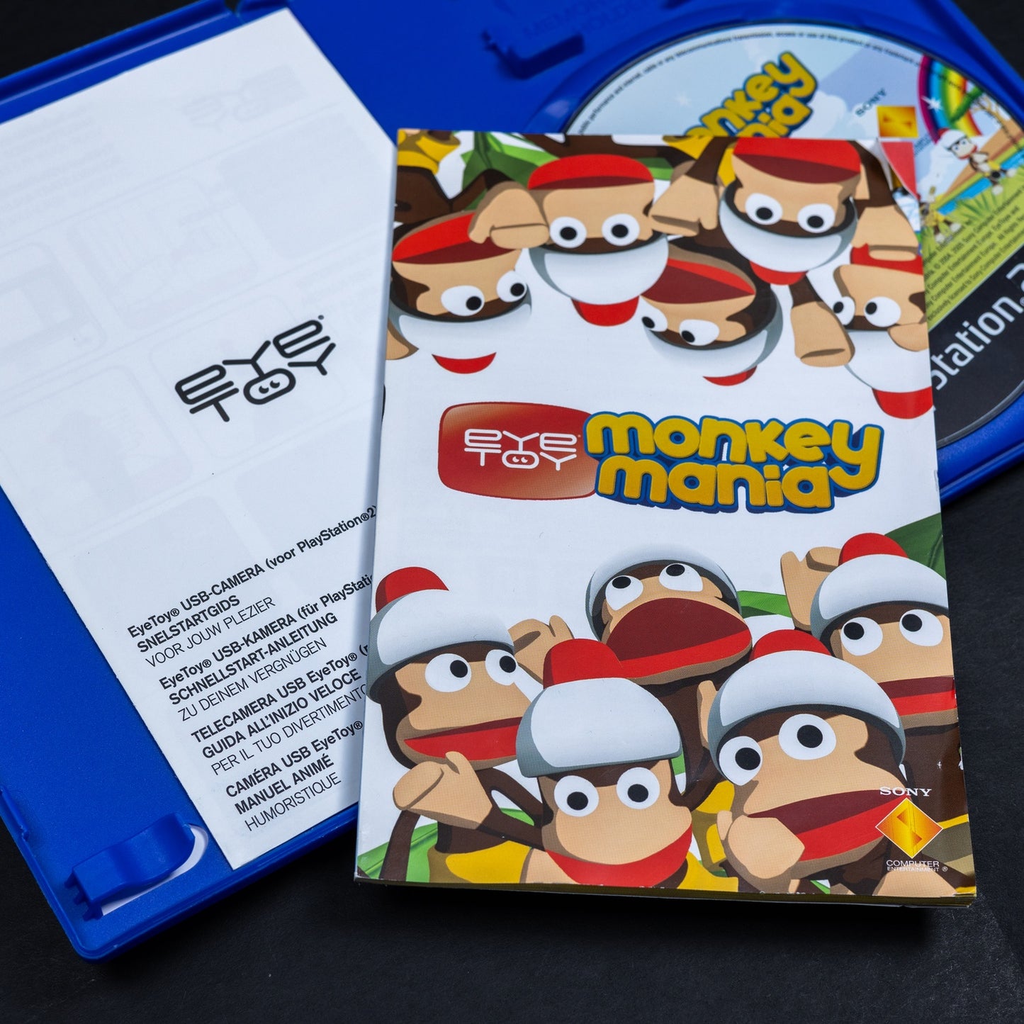 Monkey Mania - Playstation 2 PS2 Eye Toy Spiel - CiB - Zustand Sehr Gut