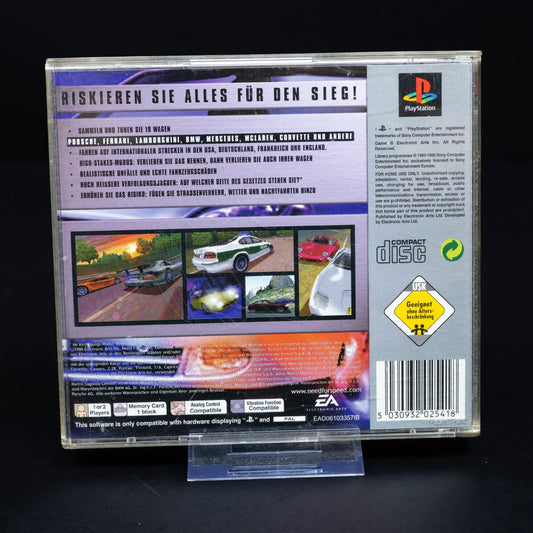Need for Speed: Brennender Asphalt - Playstation PS1 - CiB - PAL - Zustand Gut