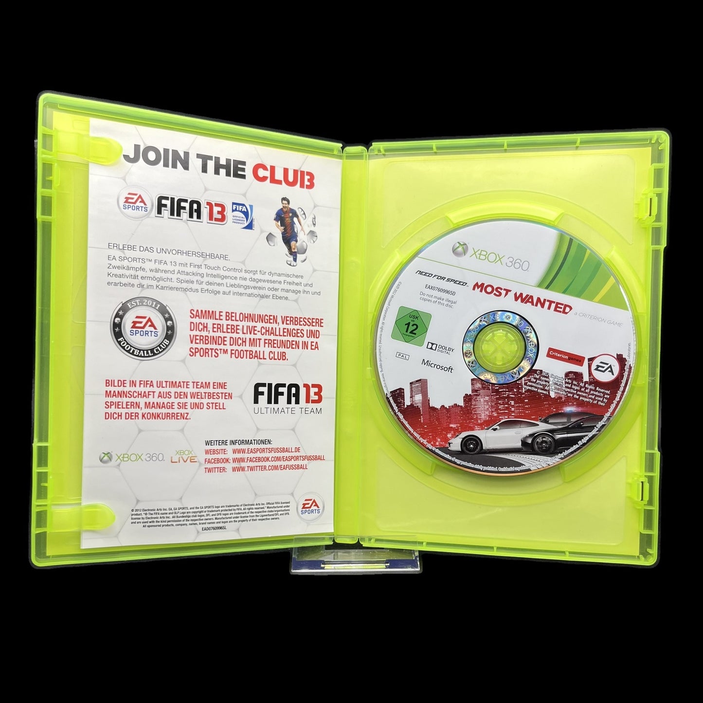 Need for Speed: Most Wanted - Xbox 360 - PAL - deutsch - Rennen - Gebraucht