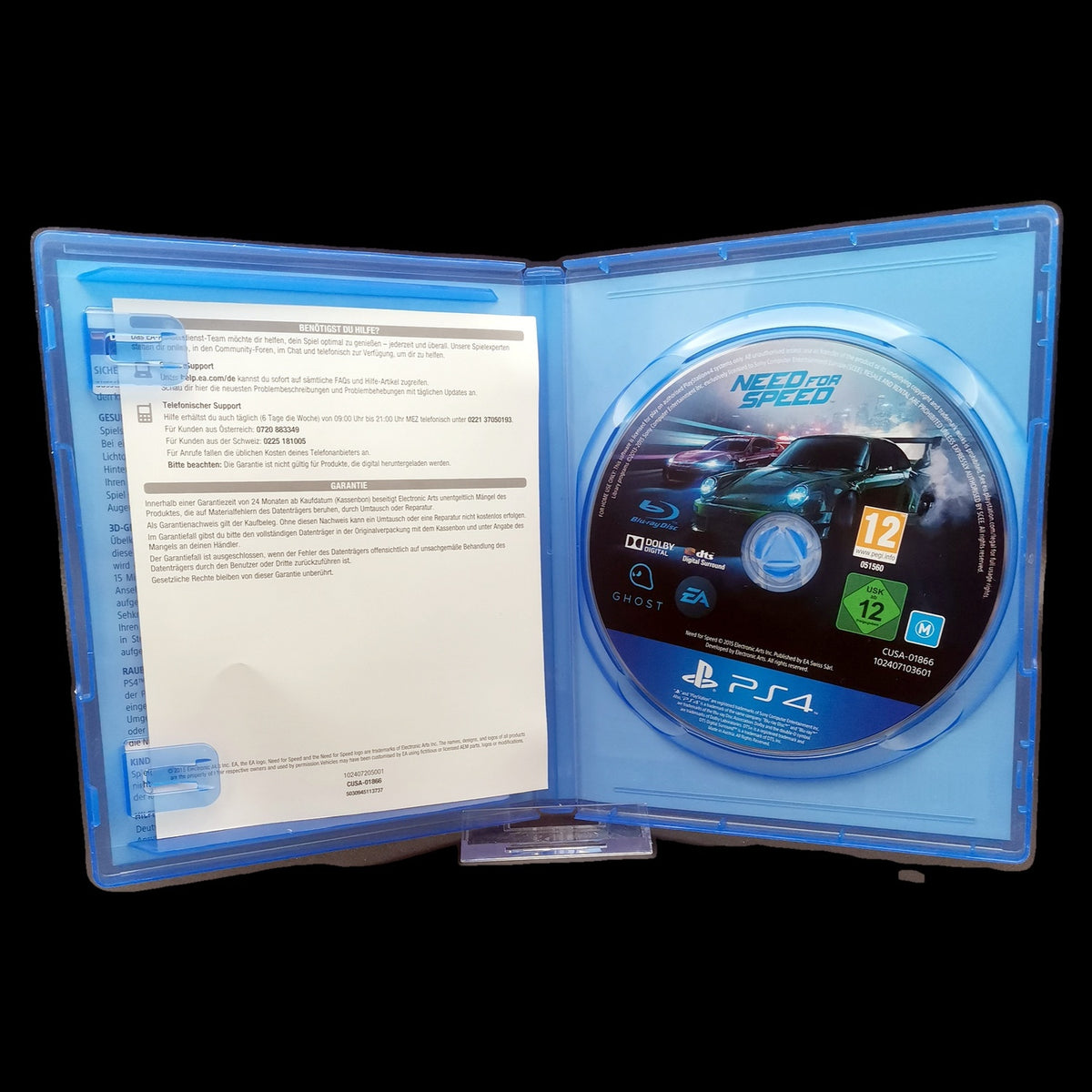 Need for Speed - Playstation 4 PS4 - CiB - PAL - deutsch - Rennen - Gebraucht