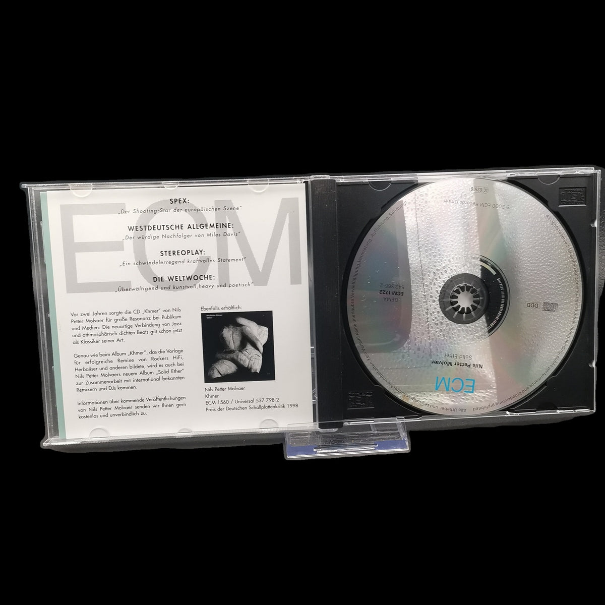 Nils Petter Molvær - Solid Ether - 2000 - ECM - CD - Jazz - Album - Gebraucht