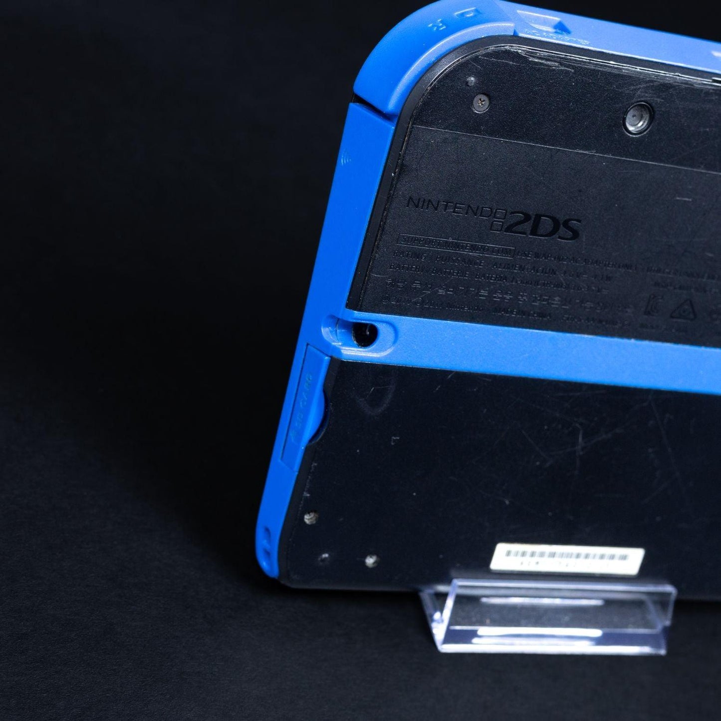 nintendo-2ds-handheld-konsole-schwarz-blau-funktion-geprueft-5 - Utopia Collectibles