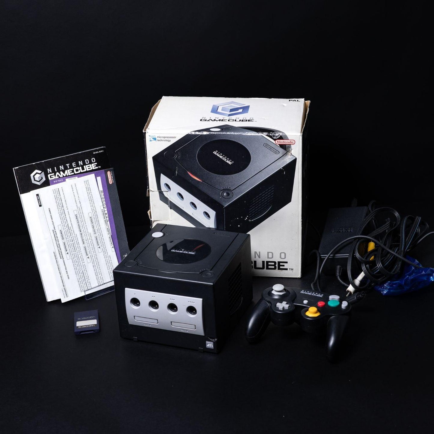 Nintendo Gamecube - PAL Konsole mit OVP + Zubehör + Anleitungen + Controller