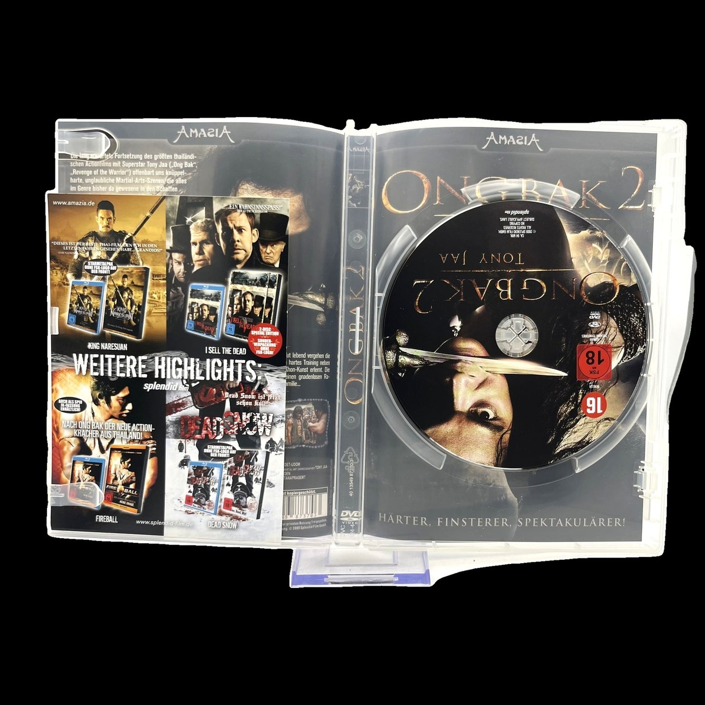 Ong Bak 2 - Ong Bak - Uncut - Wendecover ohne FSK-Logo - DVD - Film - Gebraucht