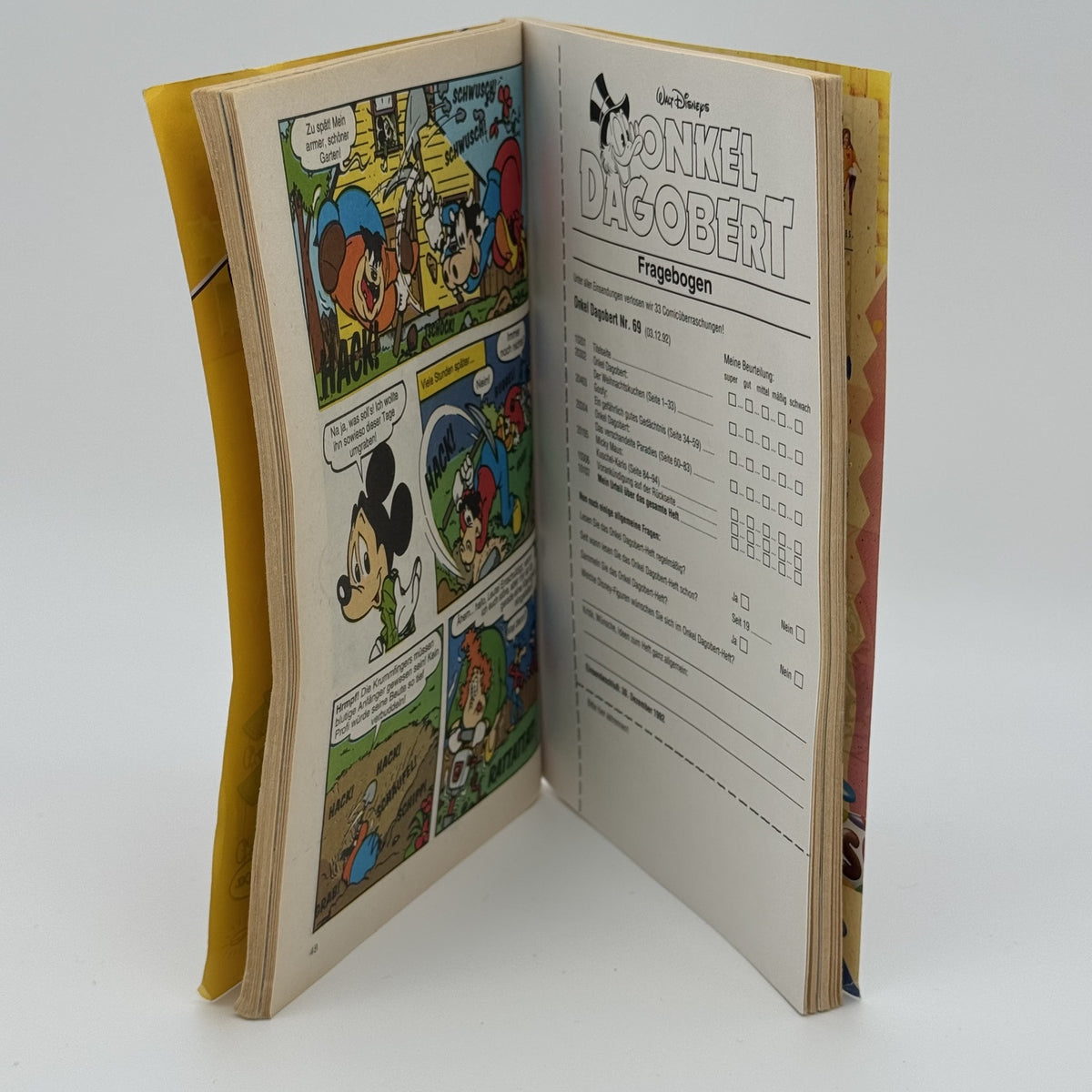 Onkel Dagobert - Band 69 - 12/1992 - Disney - Deutsch - Farbig - Z 2
