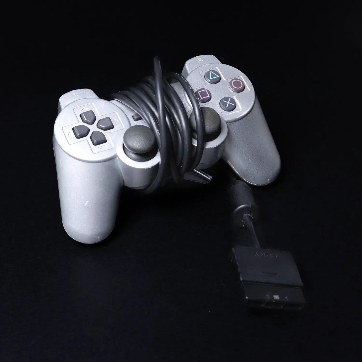 original-playstation-2-dual-shock-controller-fuer-ps2-silber-zustand-gut-2 - Utopia Collectibles