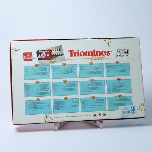 Original Triominos Classic - Legespiel 1-4 Spieler - Vollständig - Zustand Gut