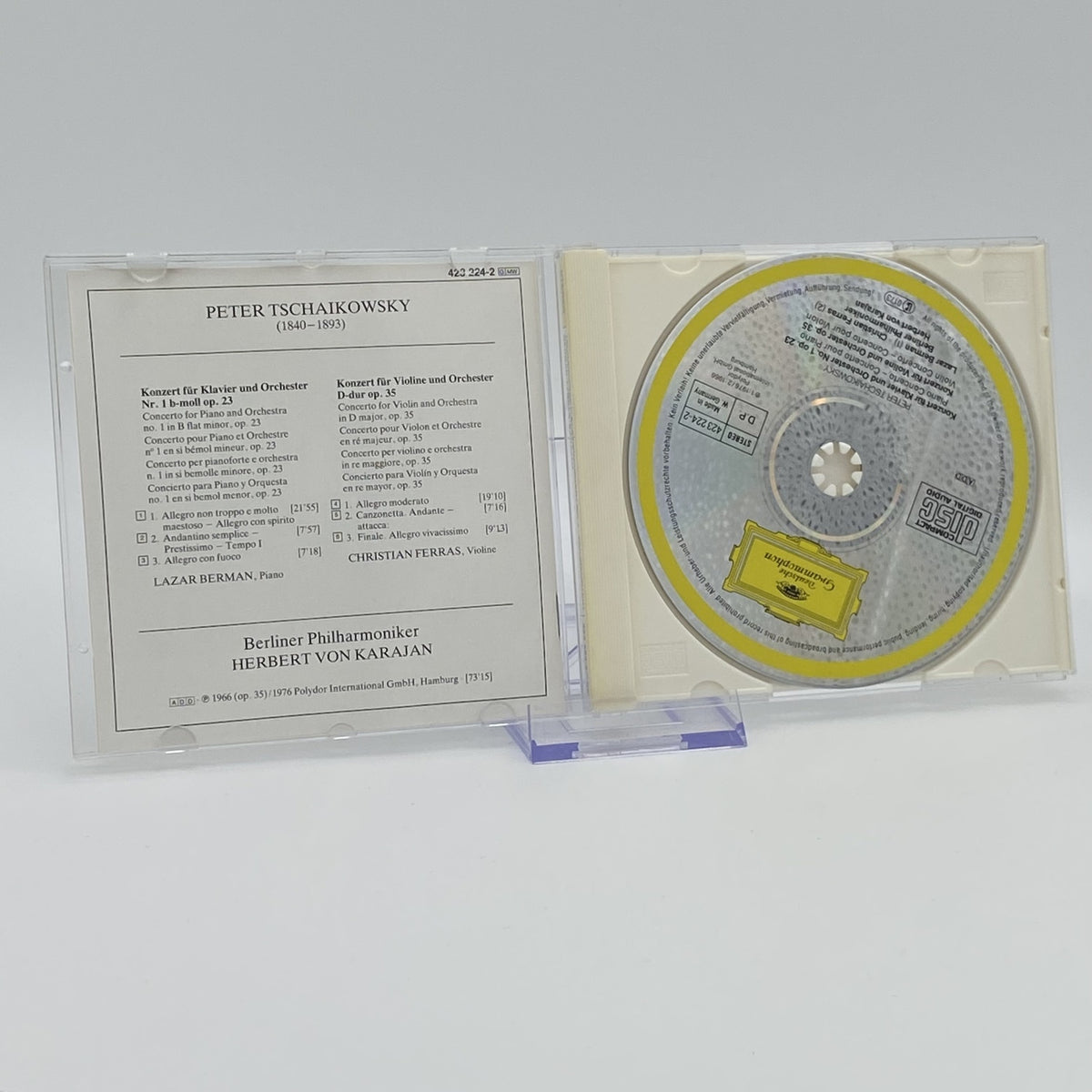 Peter - Klavierkonzert Nr. 1 B-Moll / Violinkonzert D-Dur - CD - Gebraucht
