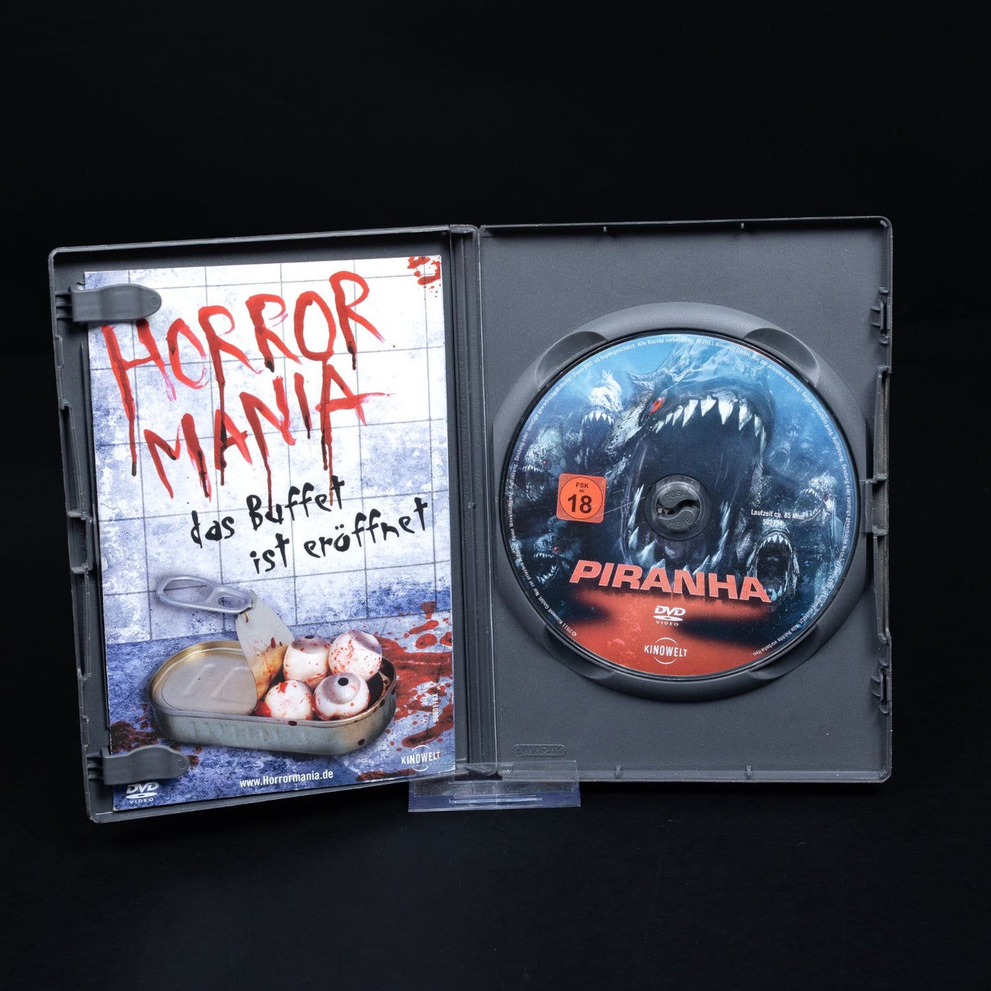 Piranha - Kinowelt DVD - mit Filmkatalog - FSK 18 - Zustand Gut
