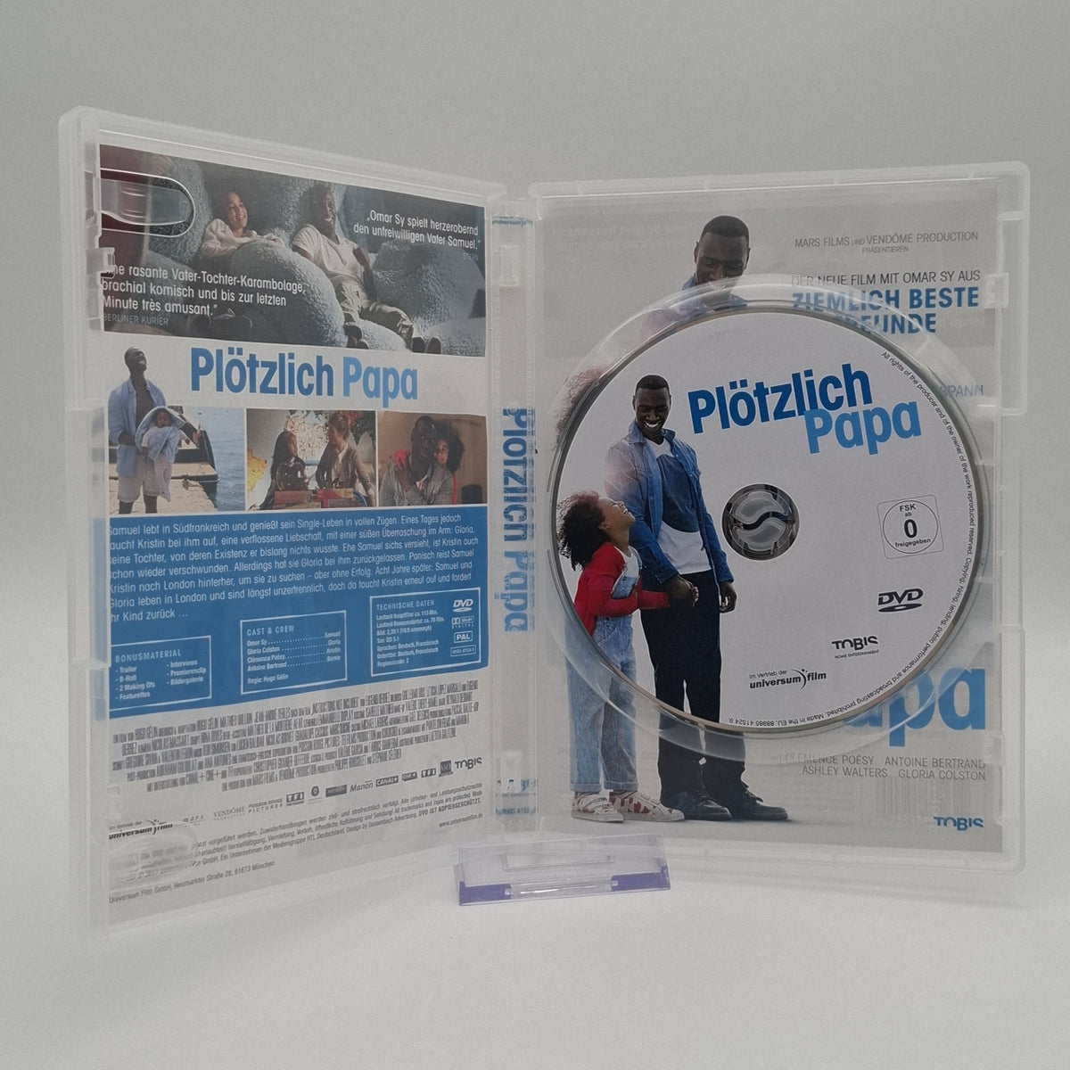 Plötzlich Papa - Omar Sy - Hugo Gélin - Wendecover - DVD - Zustand Sehr Gut