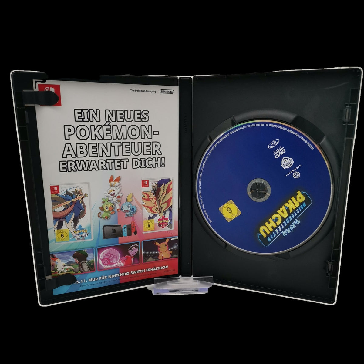 Pokémon Meisterdetektiv Pikachu - mit Werbeflyer - Abenteuer - DVD - Sehr gut