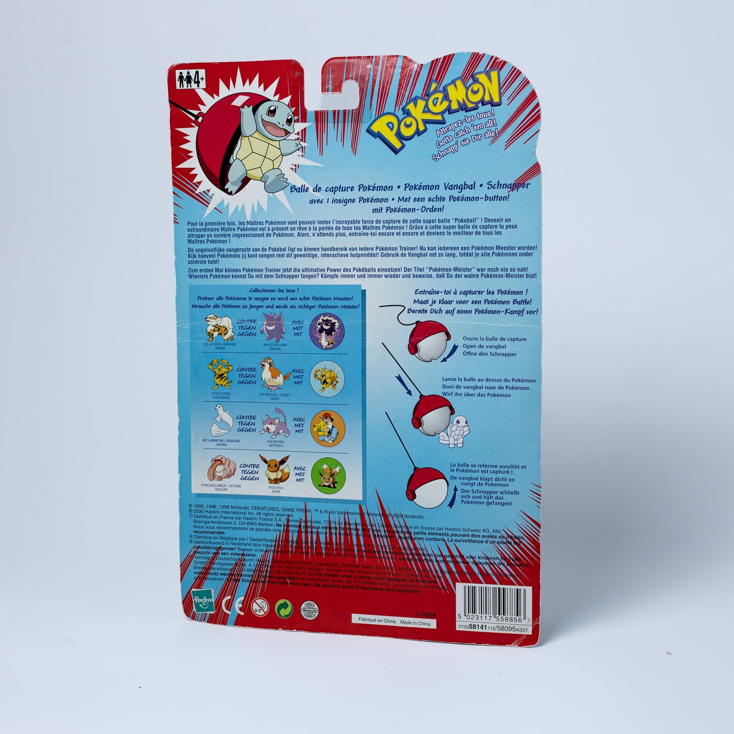 Pokémon Schnapper - Hasbro Vintage Spielset - 2000 - Neu & OVP / Sealed