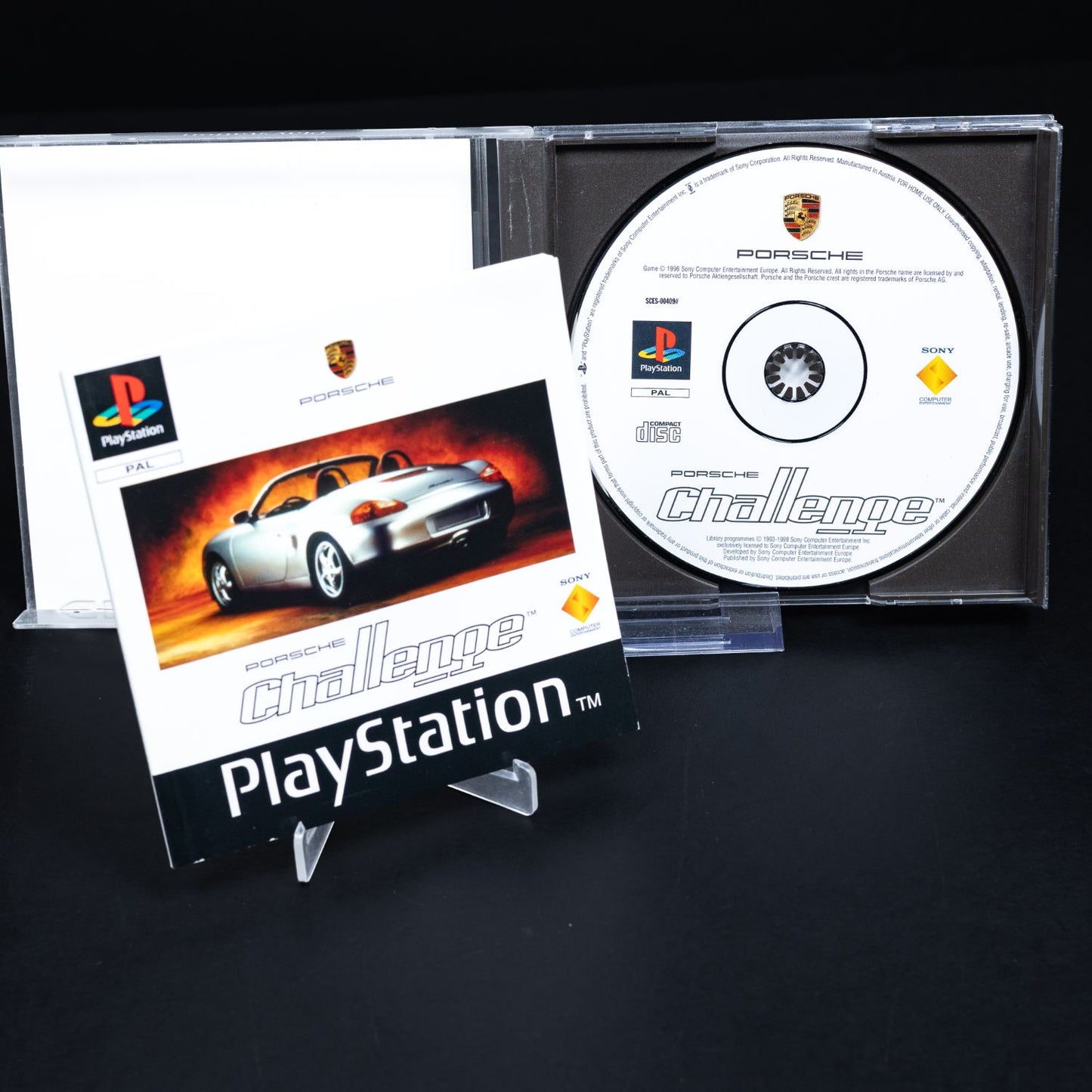 Porsche Challenge - Playstation PS1 Spiel - CiB - PAL - Zustand Gut