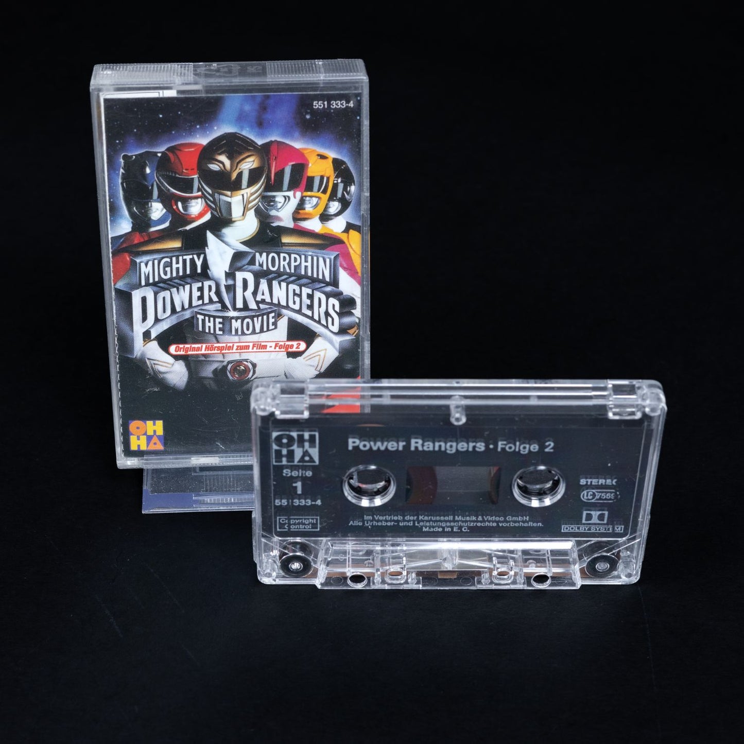 Power Rangers der Film - Hörspiel Kassette zum Film - Teil 2 - VG+ / NM