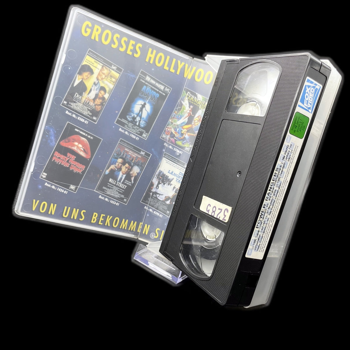 Power Rangers Der Film - Power Rangers - Sticker auf Kassette - PAL - Gebraucht