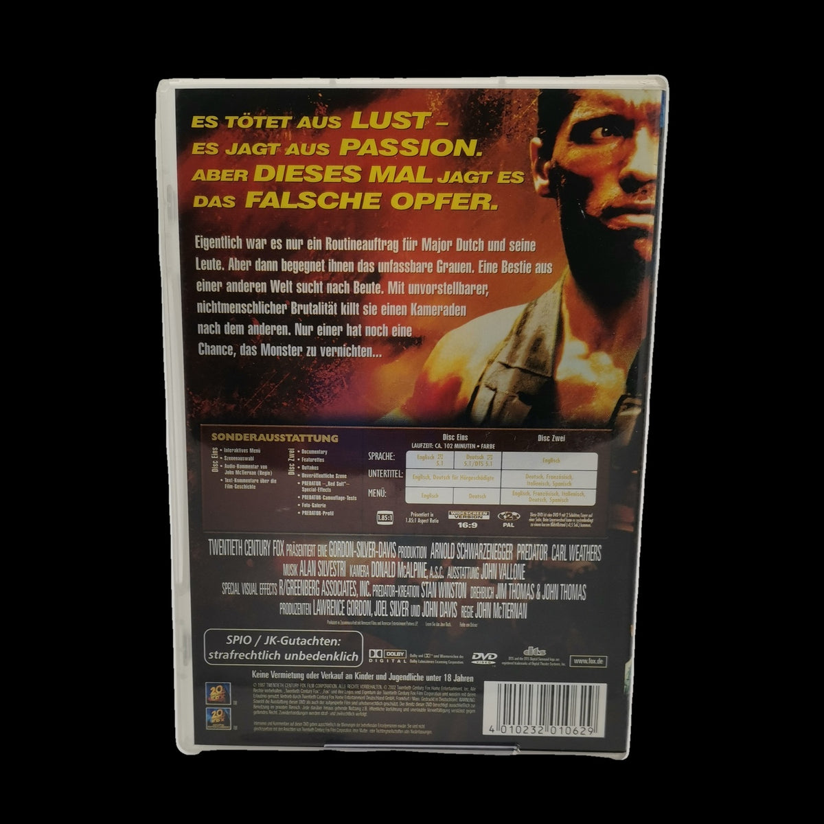 Predator - 2-Disc Special Edition - Action - DVD - Aliens - Film - Sehr gut