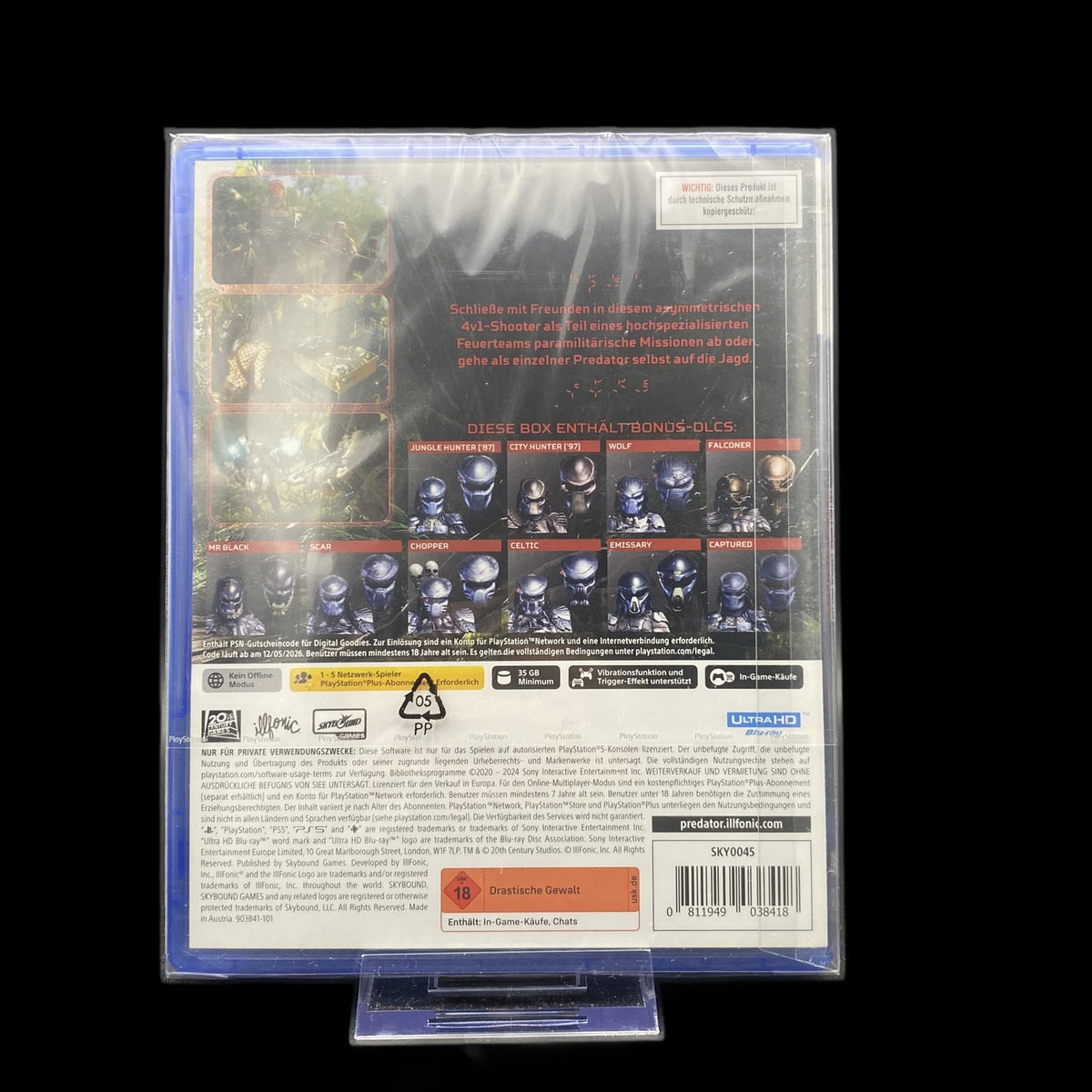 Predator Hunting Grounds - Playstation 5 PS5 - CiB - PAL - deutsch - Neu