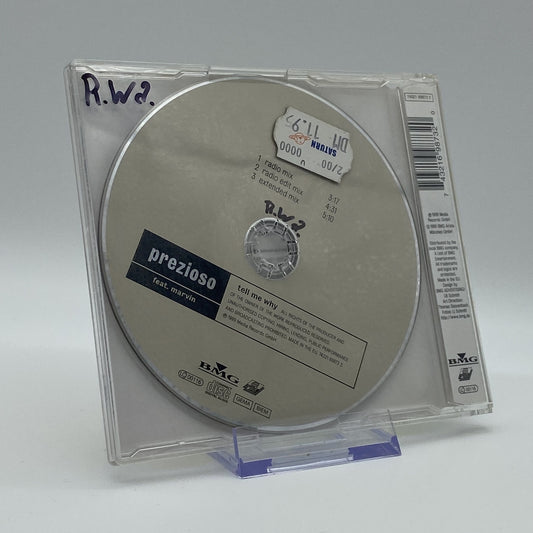 Prezioso Feat. Marvin - Tell Me Why - 1999 - CD - Maxi-Single - Gebraucht
