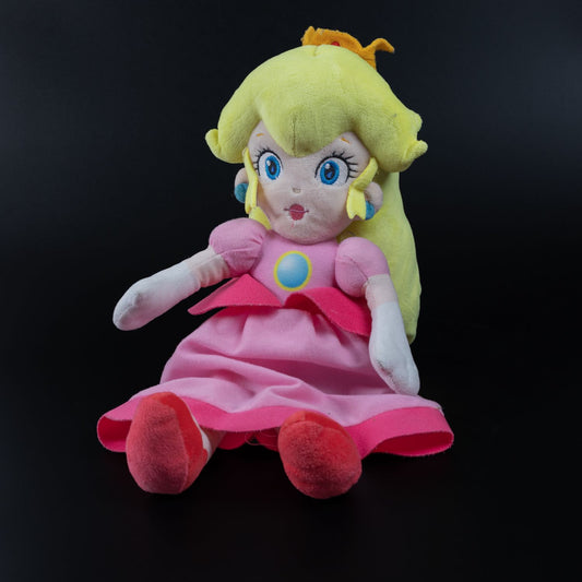 Prinzessin Peach Plushie - Super Mario Plüsch-Figur - ca 30 cm - Zustand Gut