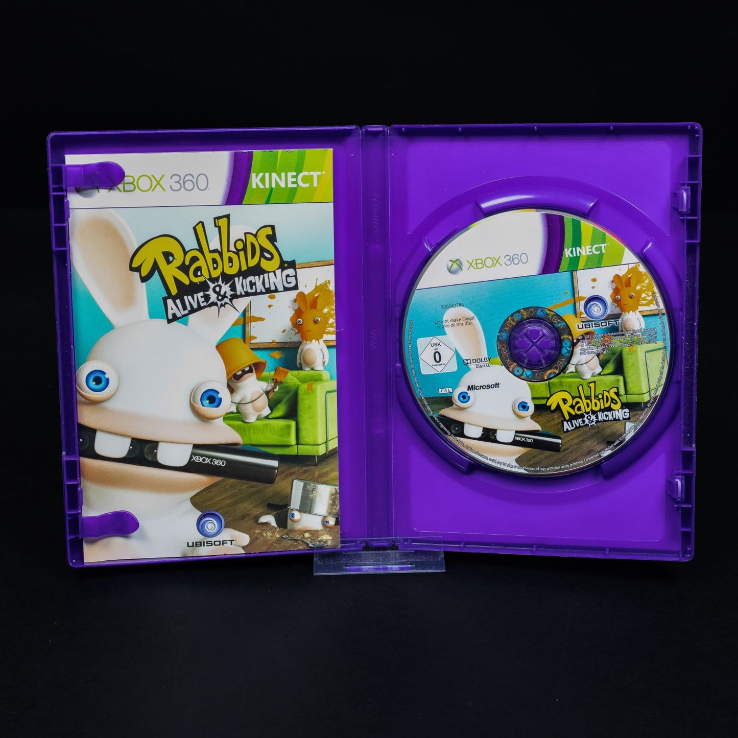 Rabbids: Alive & Kicking - XBOX 360 Kinect Game - PAL - Zustand Sehr Gut