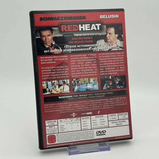 Red Heat - Arnold Schwarzenegger - James Belushi - DVD - Film - Zustand Sehr Gut