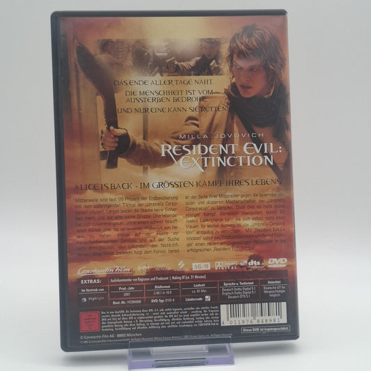 Resident Evil: Extinction - 2007 - Milla Jovovich - DVD - Film - Zustand Gut