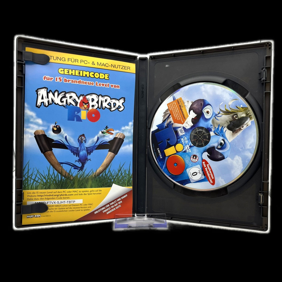 Rio - Inklusive Angry Birds Rio Geheimcode für 15 Level - DVD - Gebraucht