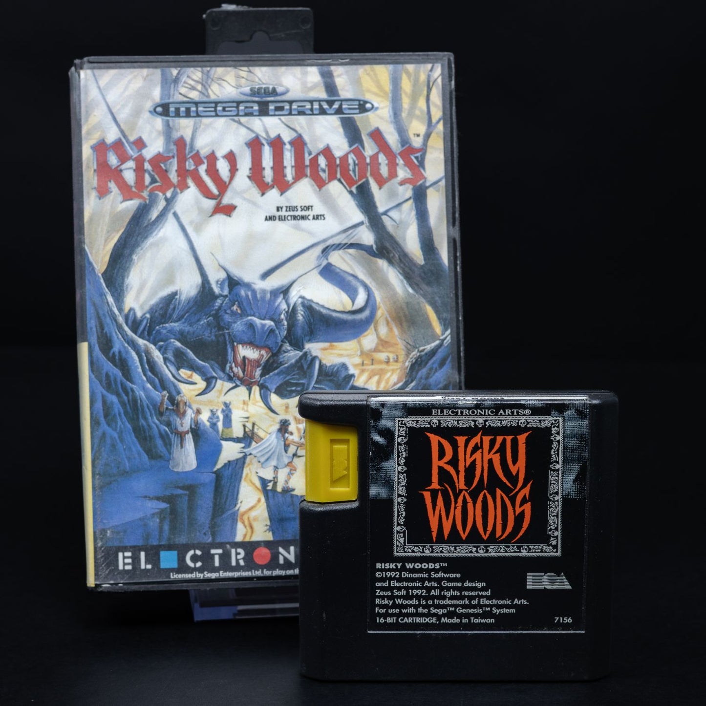 Risky Woods - Sega Mega Drive / Genesis Spiel - Zustand Gut