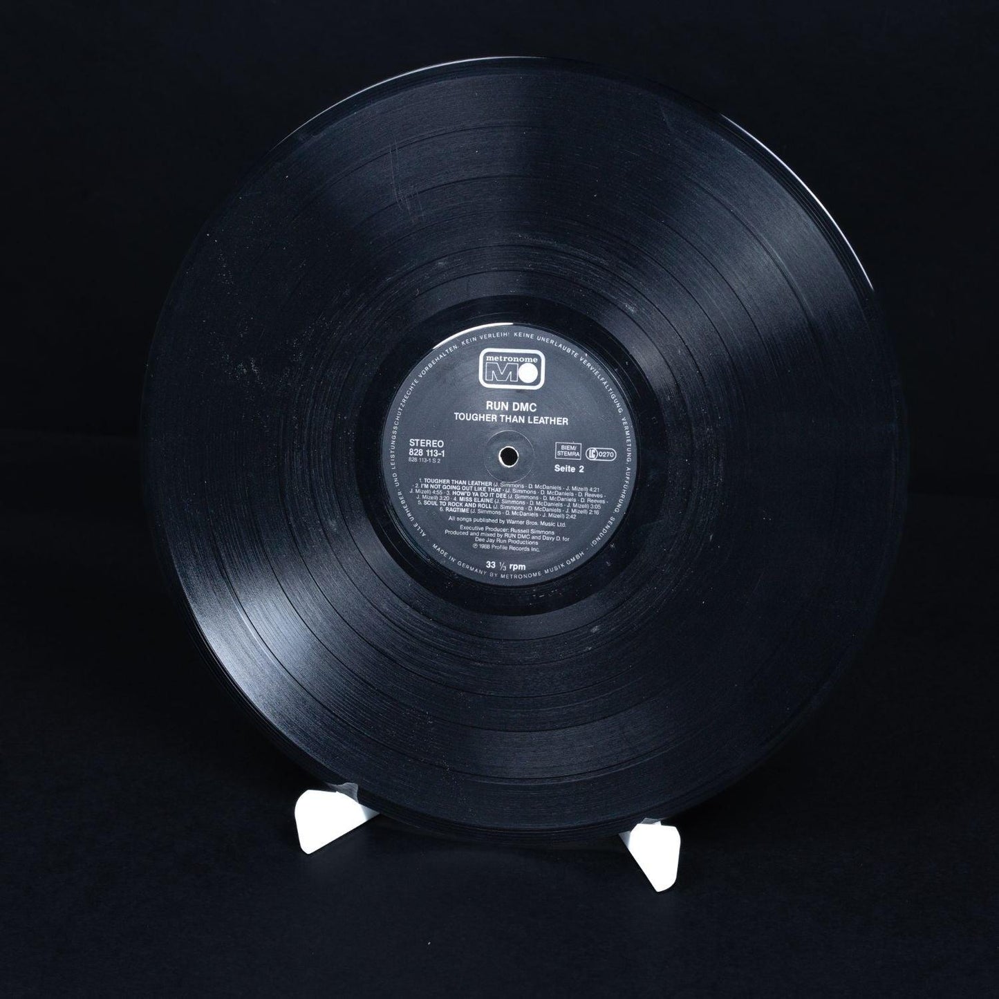 run-dmc-tougher-than-leather-vinyl-lp-12-schallplatte-vg-vg-4 - Utopia Collectibles