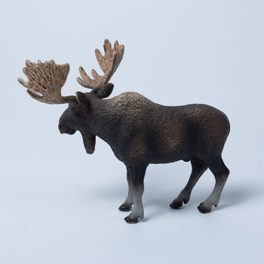 Schleich Tier Figur: Elch Bulle (2009) - 14619 - Zustand Sehr Gut