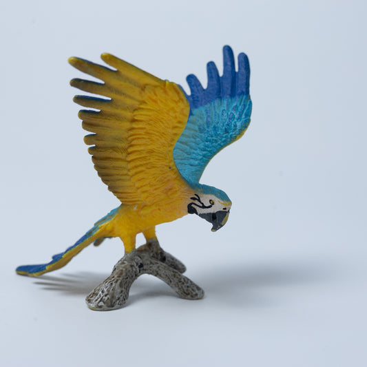 Schleich Tier Figur: Gelbbrustara / Papagei (2012) - 14690 - Zustand Gut
