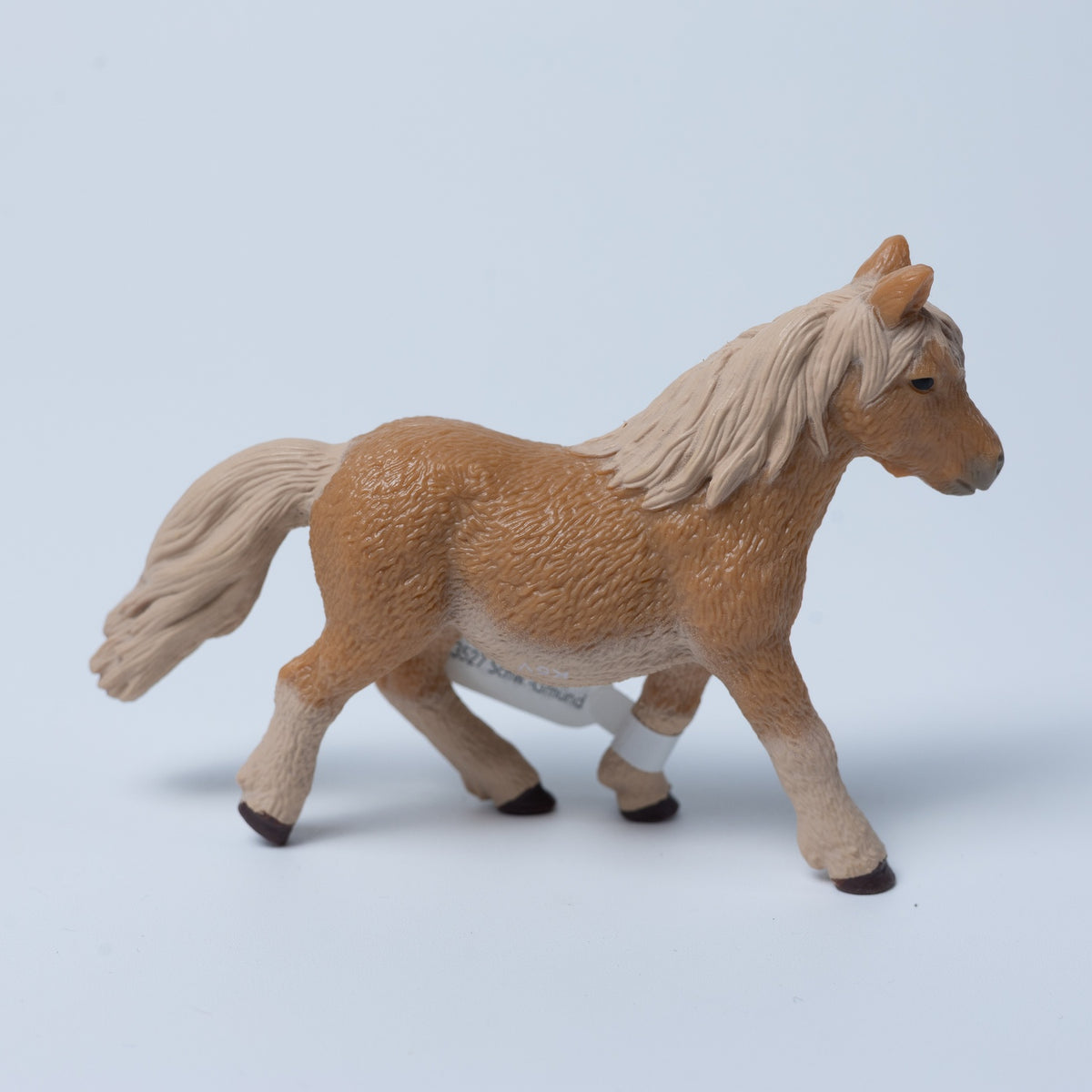 Schleich Tier Figur: Pony - McDonalds 2019 - 13750b - Mit Fahne / Banderole