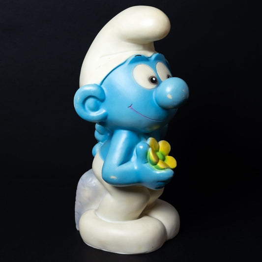 schlumpf-kunststoff-tischlampe-leuchte-vintage-peyo-1998-35-cm-ohne-fassung-2 - Utopia Collectibles