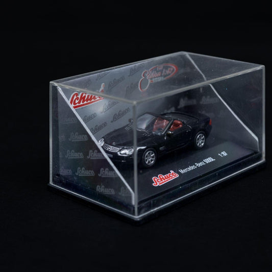 Schuco Mercedes-Benz 500SL - Modellauto 1:87 mit Mini-Showcase - Neuwertig