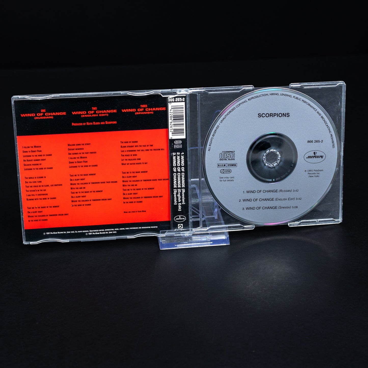 Scorpions - Winds of Change (Russisch + Spanisch + Englisch) - CD - NM / VG+