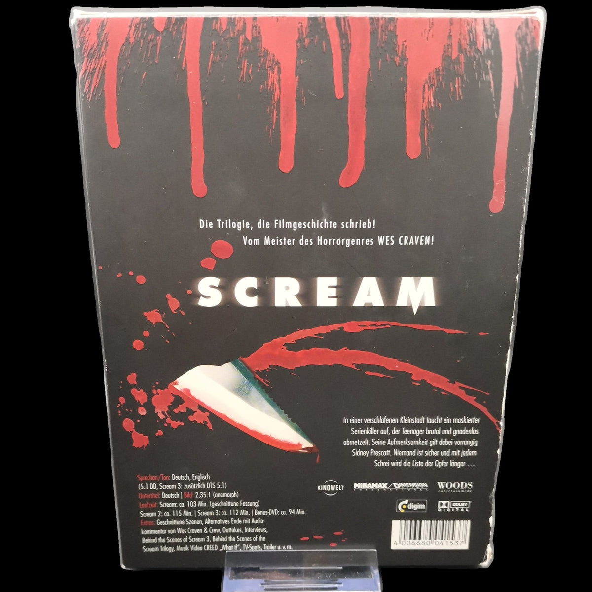 Scream - 4 DVD Digipak - inkl. Bonus-Disc mit Specials - DVD - Film - Gebraucht