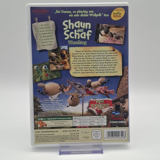 Shaun das Schaf - Waschtag - DVD - Fernsehserie - FSK 0 - Zustand Sehr Gut