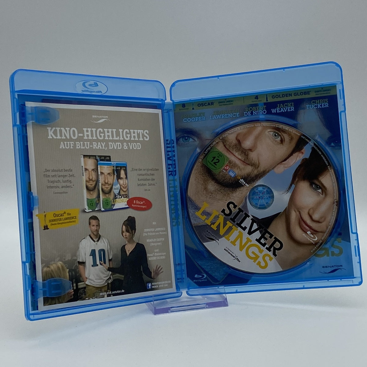 Silver Linings - Bradley Cooper, Jennifer Lawrence - Blu-Ray - Zustand Sehr Gut