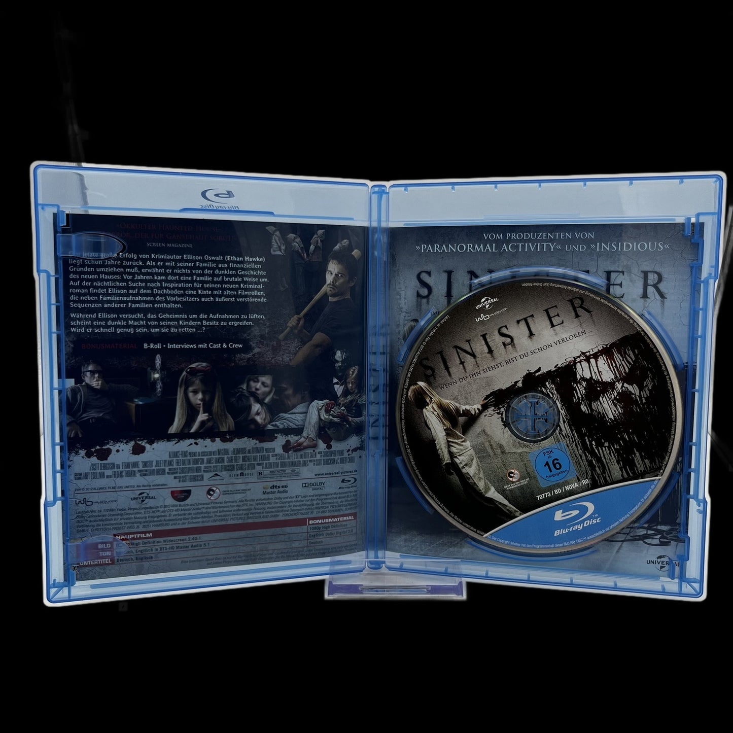 Sinister - Horror Film - Ethan Hawk - Blu-Ray - Top Zustand