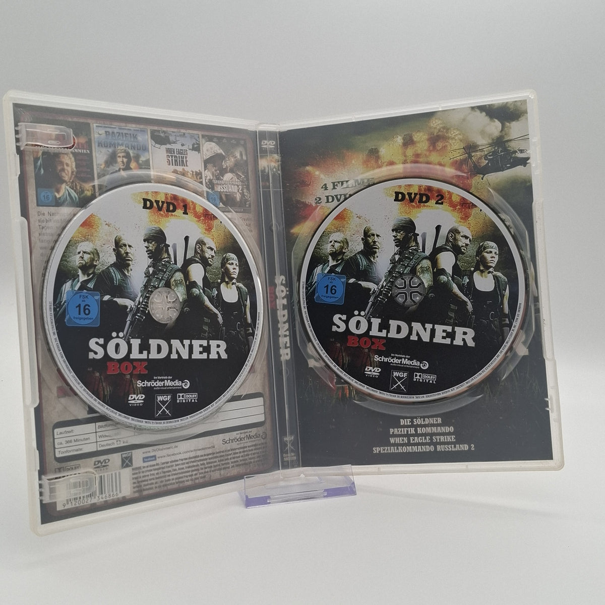 Söldner Box - 4 Filme - DVD - Zustand Sehr Gut